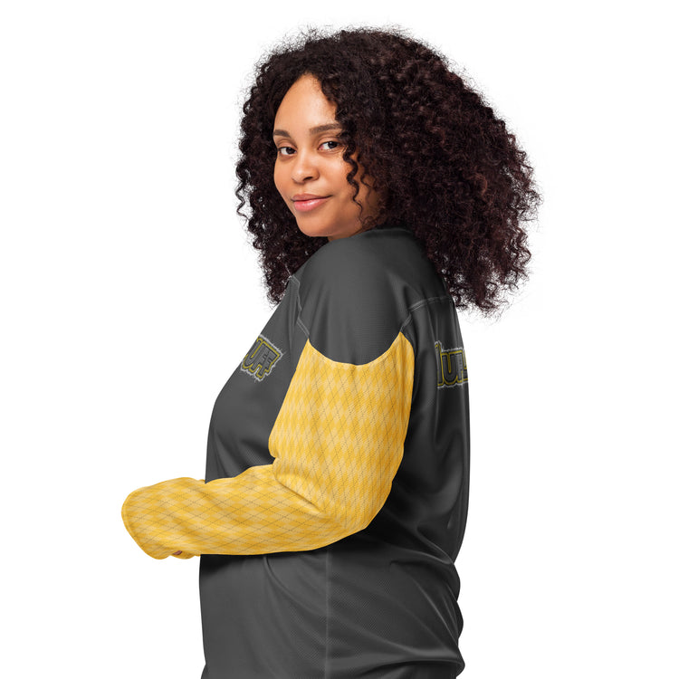 Hufflepuff Embroidery Design Hockey Jersey - Fandom-Made