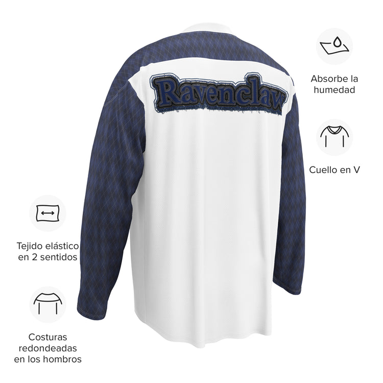 Ravenclaw Embroidery Design Hockey Jersey - Fandom-Made
