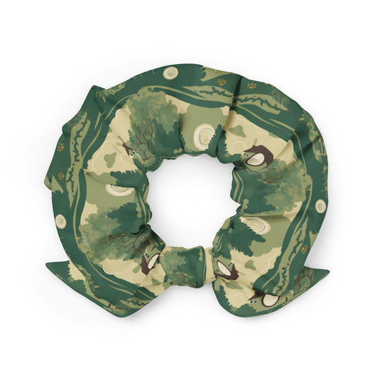 The Shire All-Over Print Recycled Scrunchie - Fandom-Made