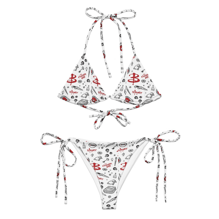 Buffy All-Over Print Recycled String Bikini - Fandom-Made