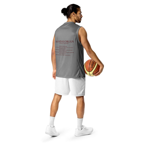 Mandalorian Unisex Basketball Jersey - Fandom-Made