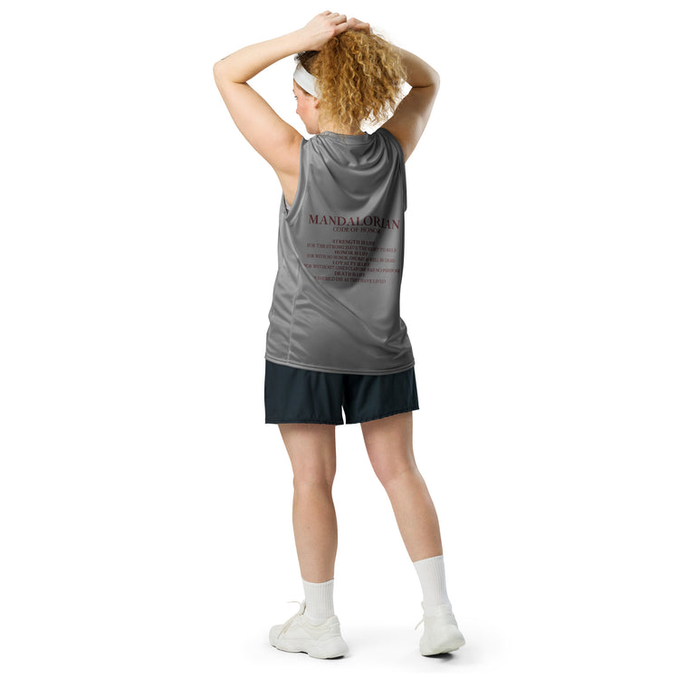 Mandalorian Unisex Basketball Jersey - Fandom-Made