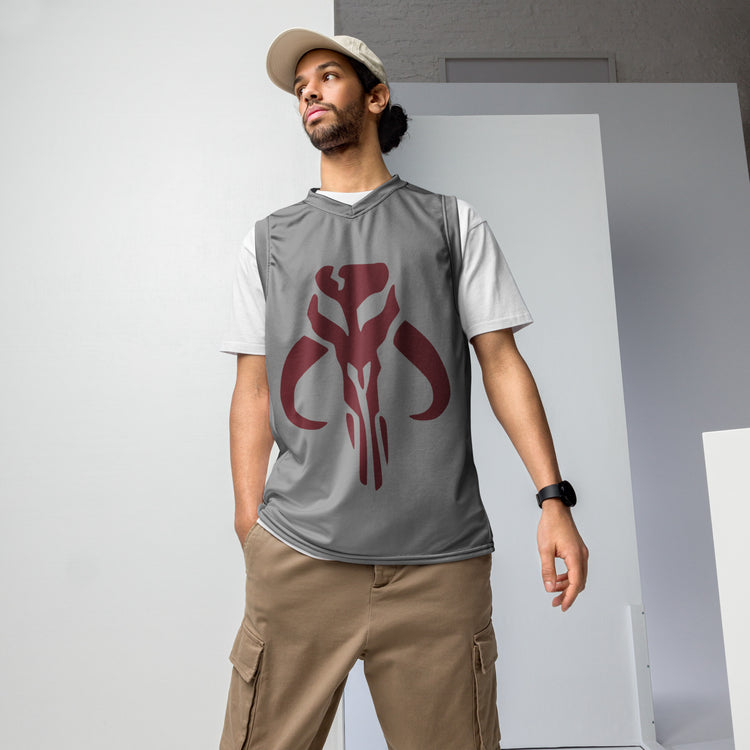 Mandalorian Unisex Basketball Jersey - Fandom-Made