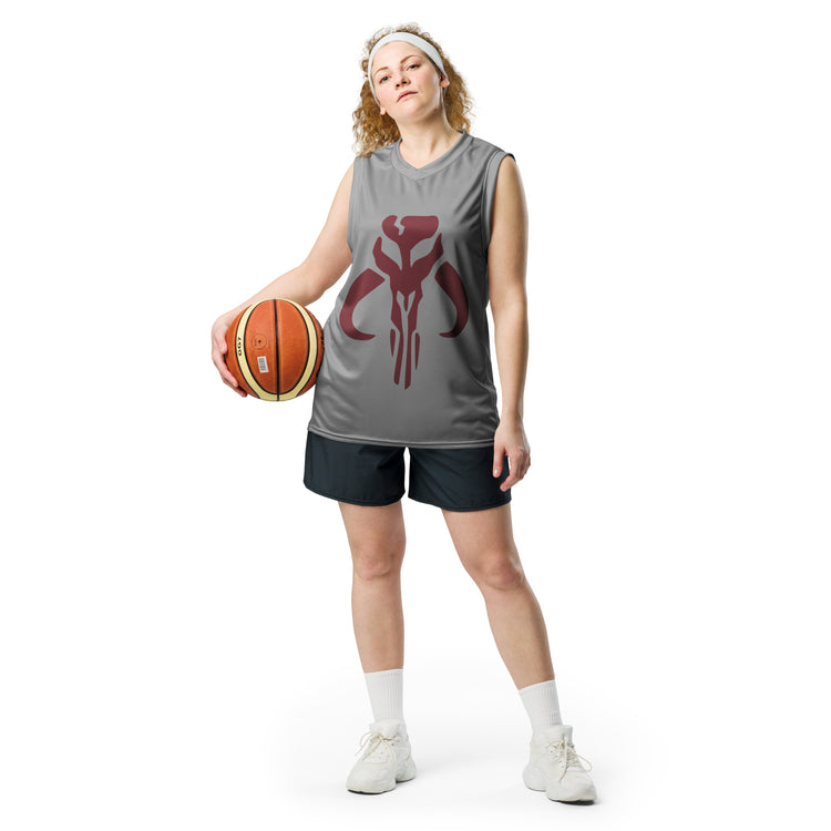 Mandalorian Unisex Basketball Jersey - Fandom-Made