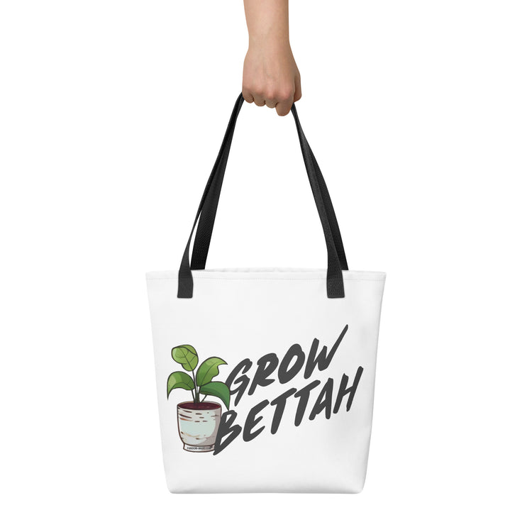 Grow Bettah Tote Bag - Fandom-Made