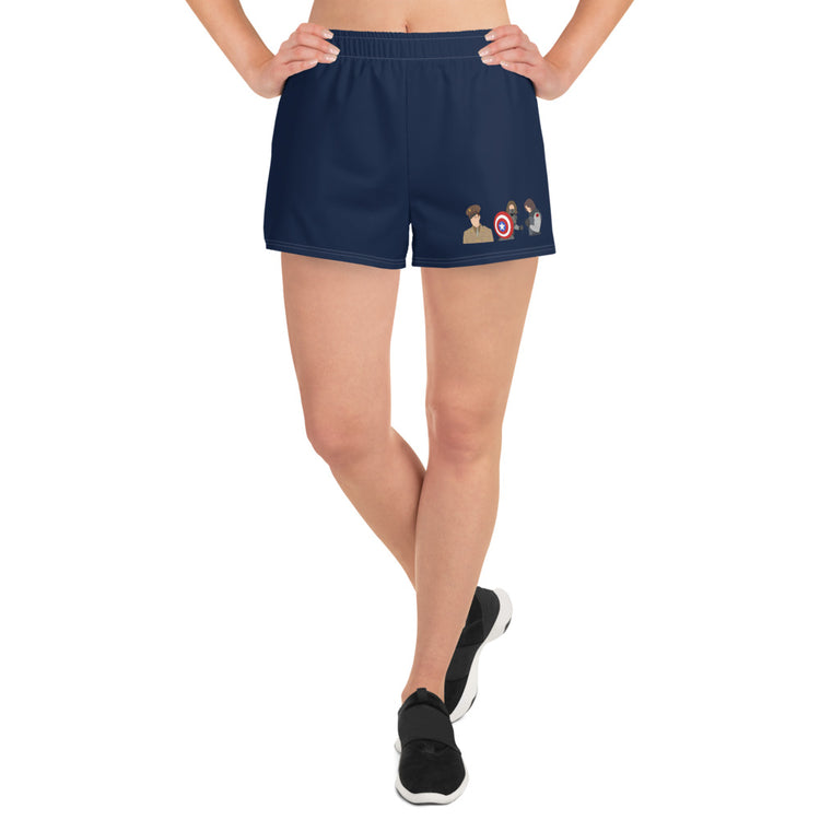 Bucky Barnes Winter Soldier Unisex Athletic Shorts - Fandom-Made