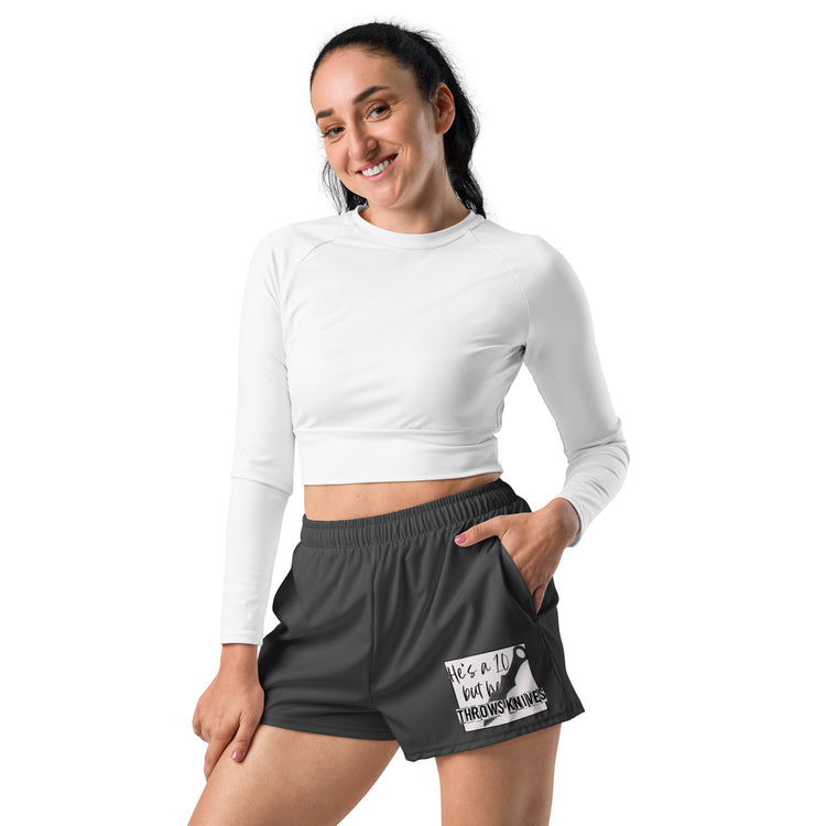 He's a 10 But...Unisex Athletic Shorts - Fandom-Made