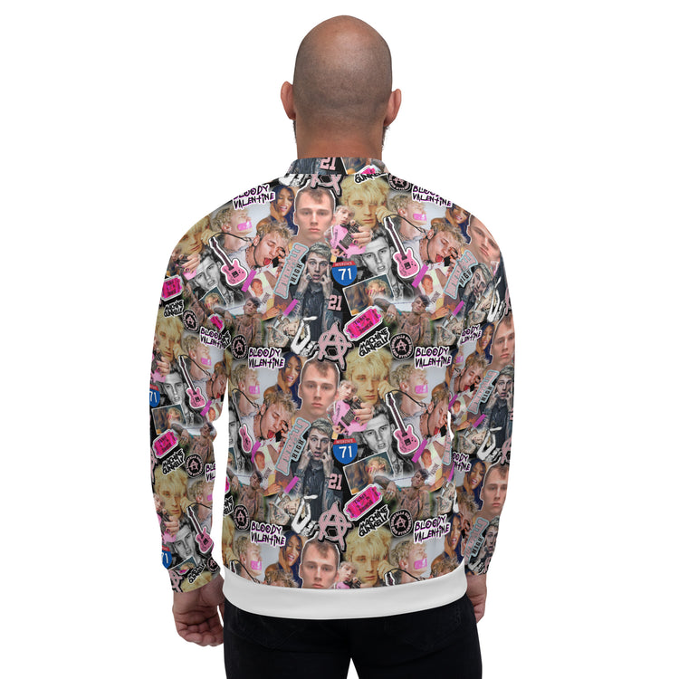 MGK Collage Unisex Bomber Jacket - Fandom-Made