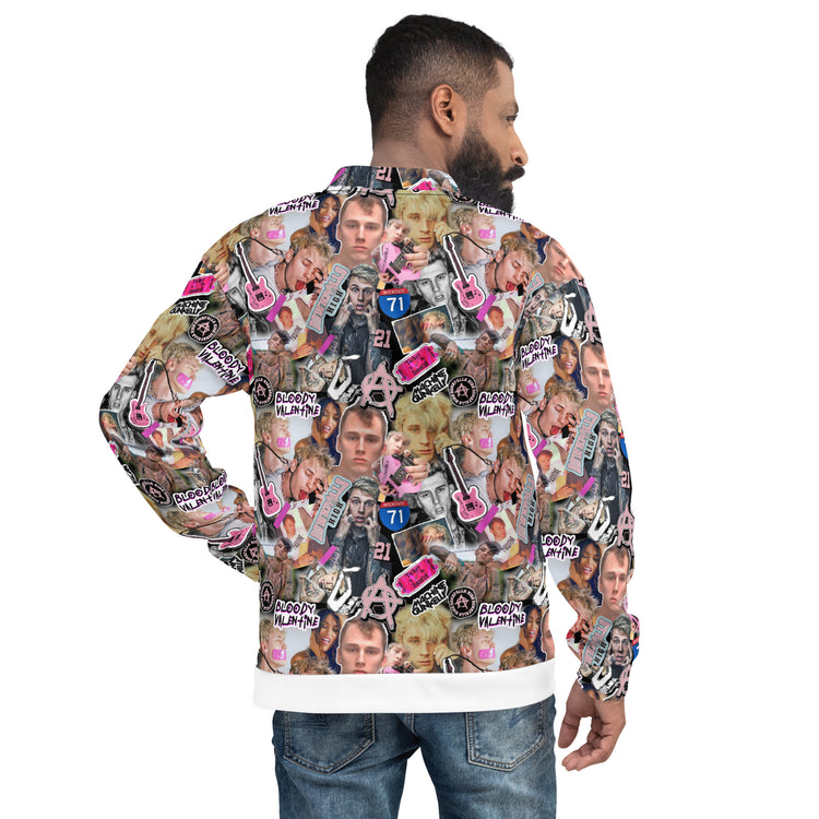 MGK Collage Unisex Bomber Jacket - Fandom-Made