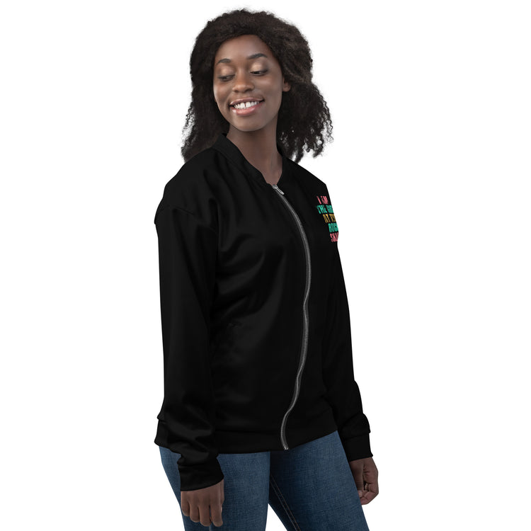 Girl At The Rock Show Bomber Jacket - Fandom-Made