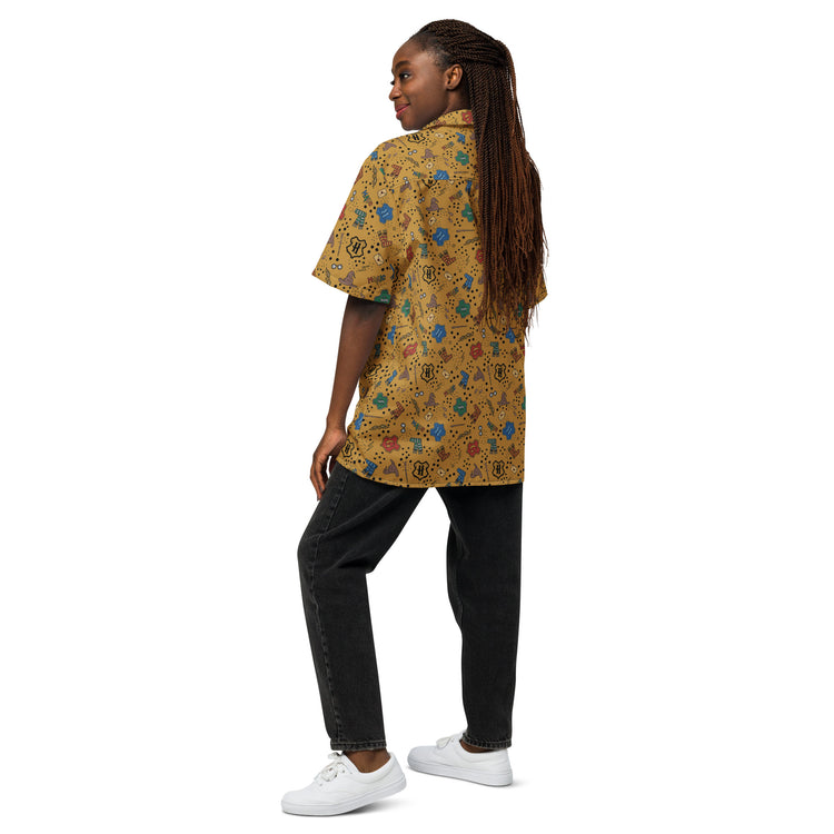 Hogwarts Hufflepuff House Hawaiian Shirt - Fandom-Made
