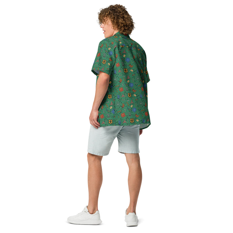 Hogwarts Slytherin House Hawaiian Shirt - Fandom-Made