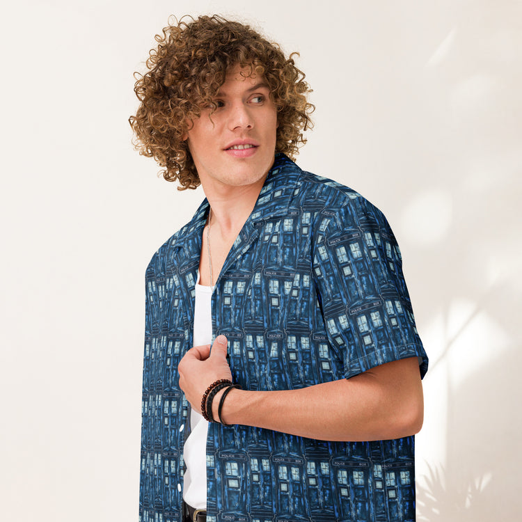 Tardis Hawaiian Shirt - Fandom-Made