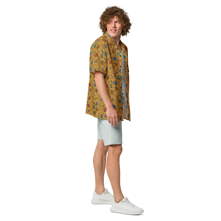 Hogwarts Hufflepuff House Hawaiian Shirt - Fandom-Made