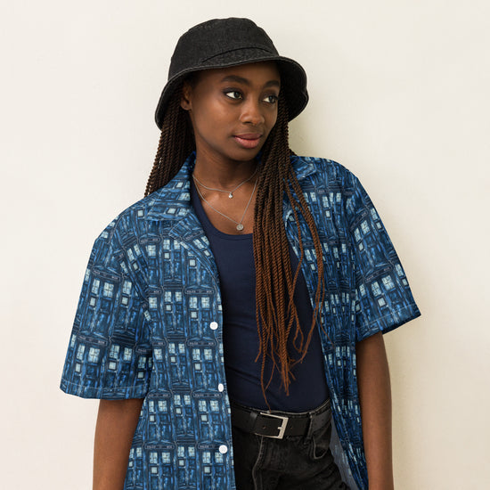 Tardis Hawaiian Shirt - Fandom-Made