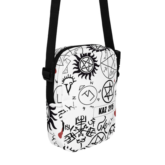 Dean Winchester All-Over Print Utility Crossbody Bag - Fandom-Made