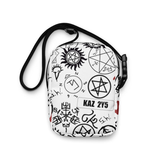 Sam Winchester All-Over Print Utility Crossbody Bag - Fandom-Made