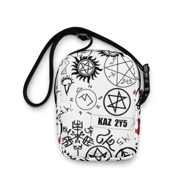 Sam Winchester All-Over Print Utility Crossbody Bag - Fandom-Made