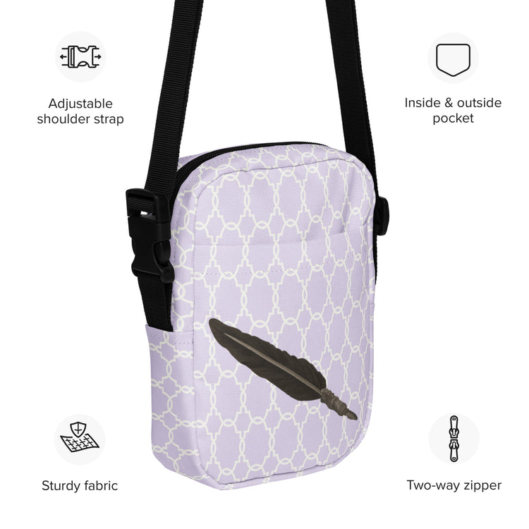 Pen All-Over Print Utility Crossbody Bag - Fandom-Made