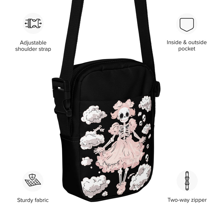 Coquette Skeleton Crossbody Bag - Fandom-Made