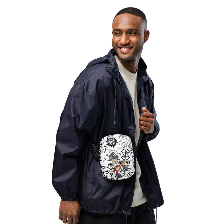 Supernatural Trio All-Over Print Utility Crossbody Bag - Fandom-Made