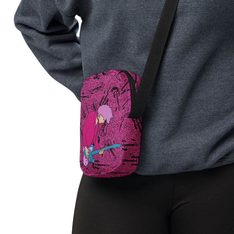 Machine Gun Kelly All-Over Print Utility Crossbody Bag - Fandom-Made