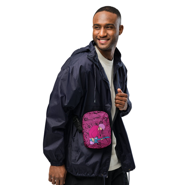 Machine Gun Kelly All-Over Print Utility Crossbody Bag - Fandom-Made