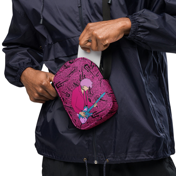 Machine Gun Kelly All-Over Print Utility Crossbody Bag - Fandom-Made