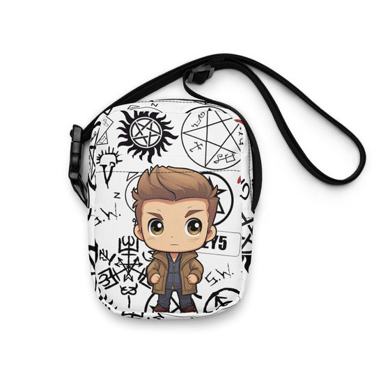 Dean Winchester All-Over Print Utility Crossbody Bag - Fandom-Made