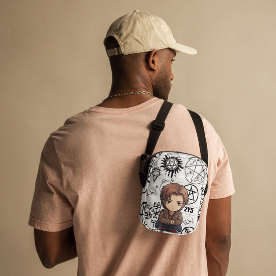 Sam Winchester All-Over Print Utility Crossbody Bag - Fandom-Made