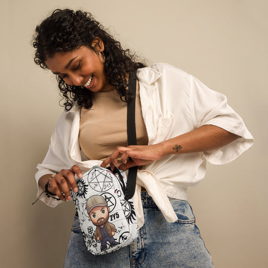 Bobby Singer All-Over Print Utility Crossbody Bag - Fandom-Made