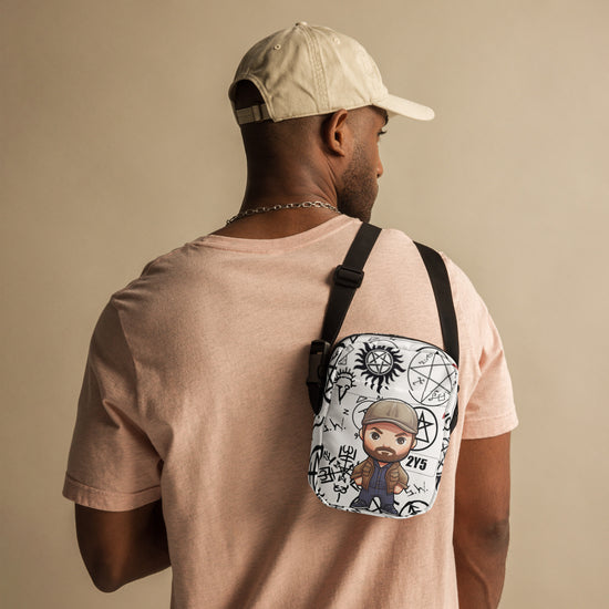 Bobby Singer All-Over Print Utility Crossbody Bag - Fandom-Made