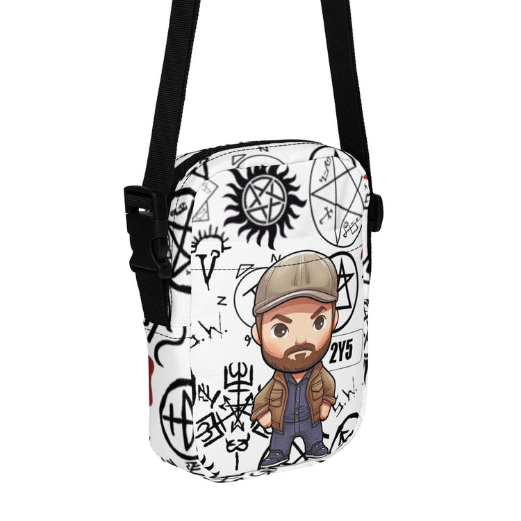 Bobby Singer All-Over Print Utility Crossbody Bag - Fandom-Made