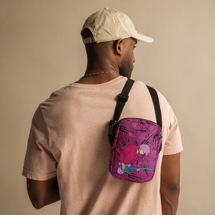 Machine Gun Kelly All-Over Print Utility Crossbody Bag - Fandom-Made