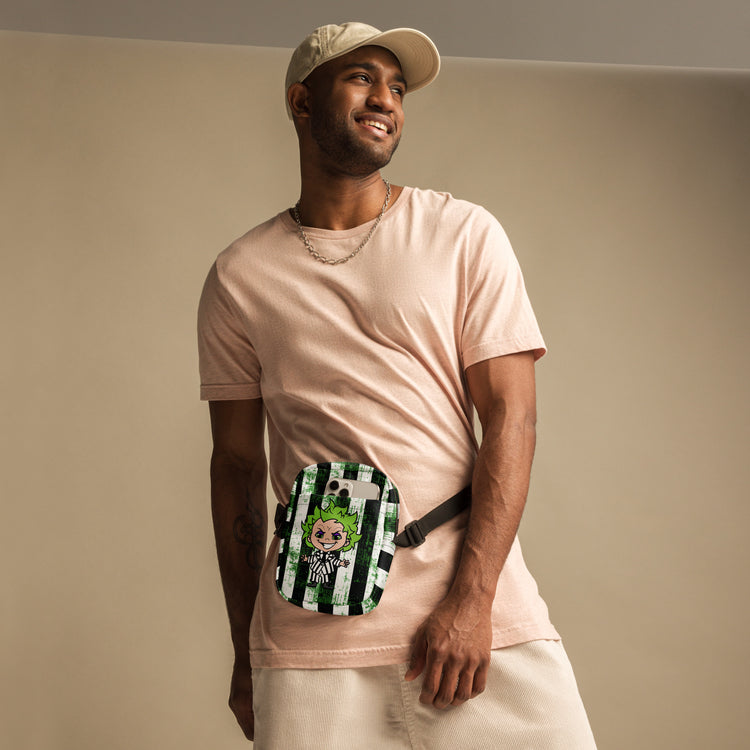 Beetlejuice All-Over Print Crossbody Bag - Fandom-Made