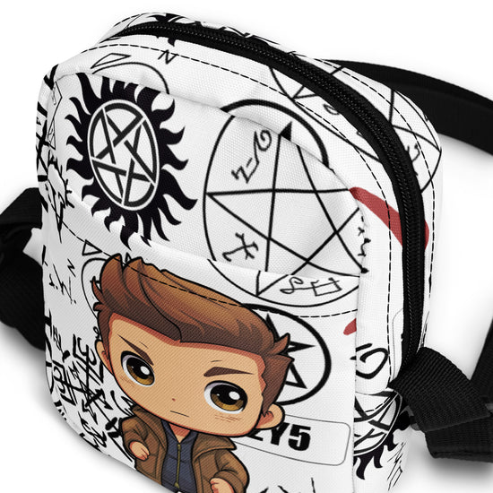 Dean Winchester All-Over Print Utility Crossbody Bag - Fandom-Made