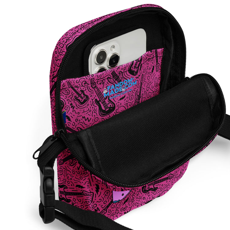 Machine Gun Kelly All-Over Print Utility Crossbody Bag - Fandom-Made