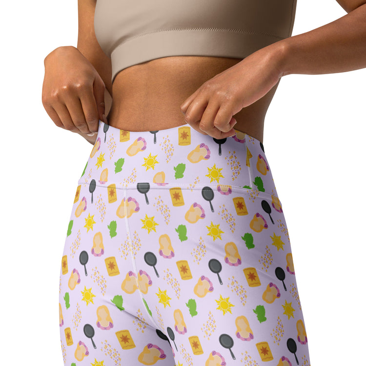 Tangled Yoga Leggings - Fandom-Made
