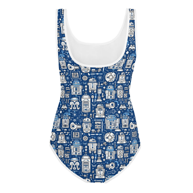 R2 All-Over Print Youth Swimsuit - Fandom-Made
