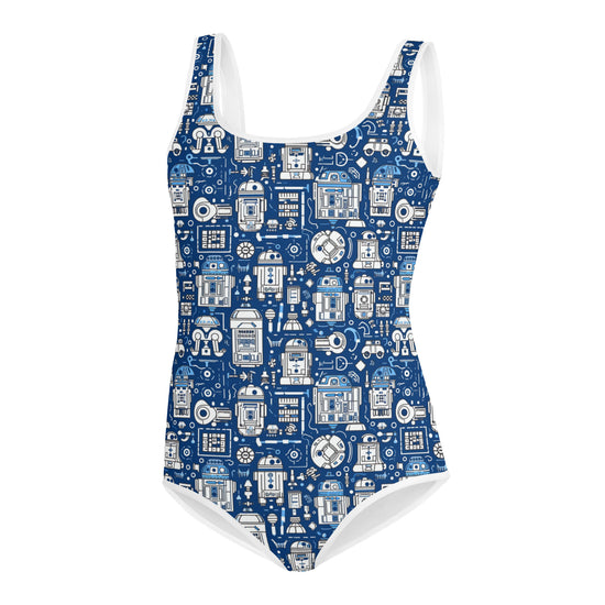 R2 All-Over Print Youth Swimsuit - Fandom-Made
