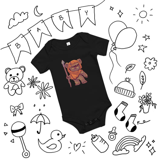 Ewok Baby Onesie - Fandom-Made