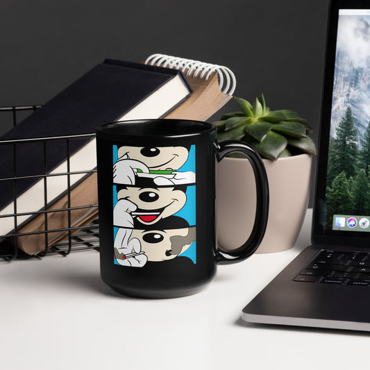 Relax a Little Black Mugs - Fandom-Made