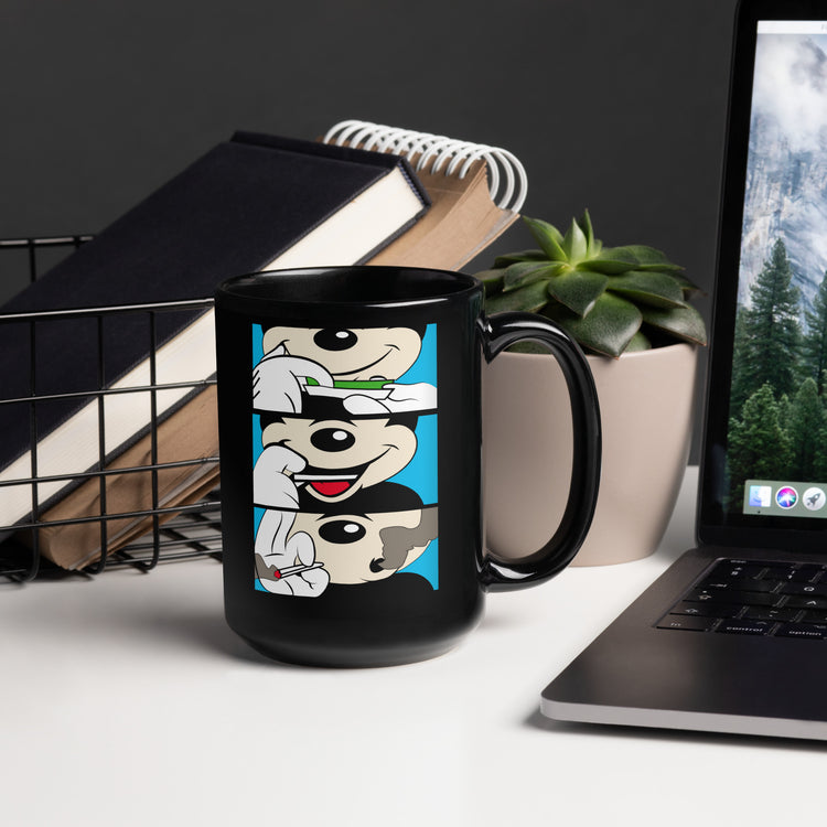 Relax a Little Black Mugs - Fandom-Made