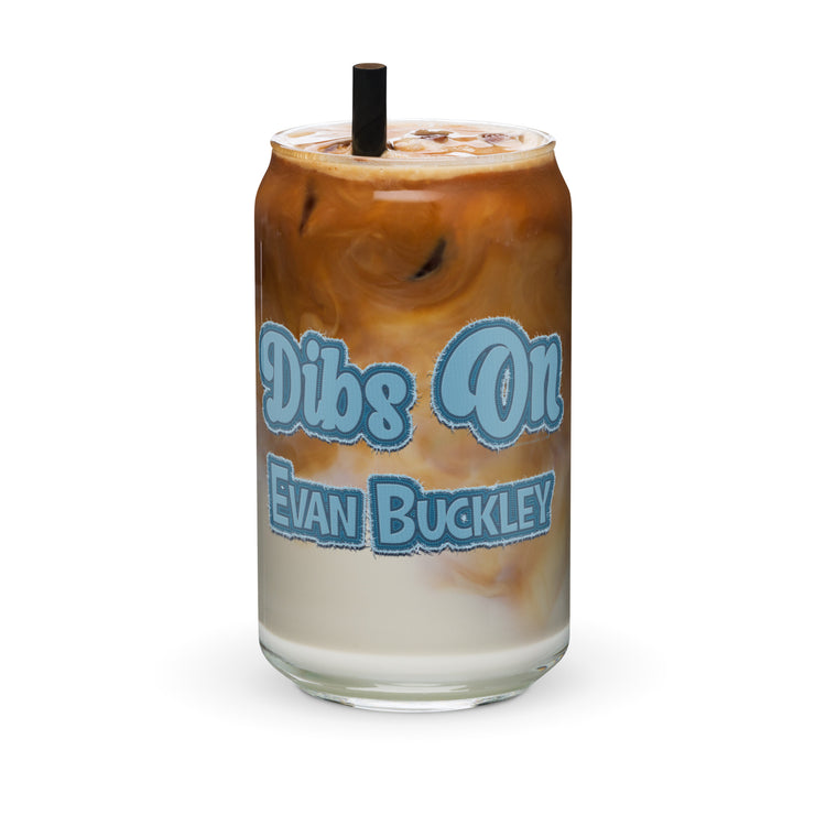 Dibs On Evan Buckley Can-Shaped Glass - Fandom-Made