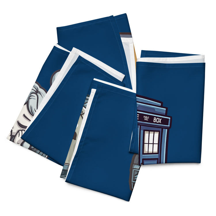 Doctor Who Cloth Napkin Set - Fandom-Made