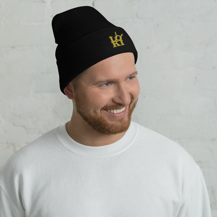 Loki Cuffed Beanie - Fandom-Made