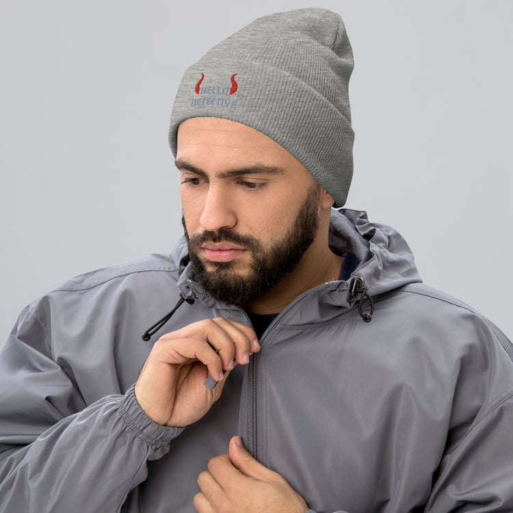 Hello Detective Cuffed Beanie - Fandom-Made