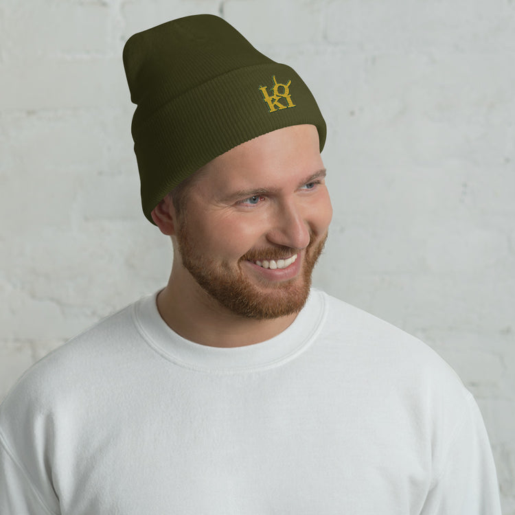 Loki Cuffed Beanie - Fandom-Made
