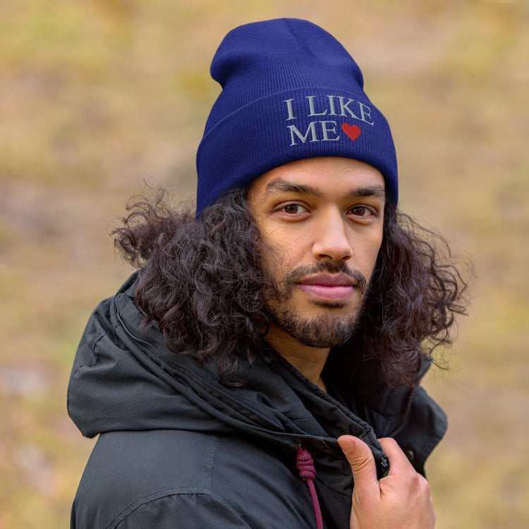 I Like Me Cuffed Beanie - Fandom-Made
