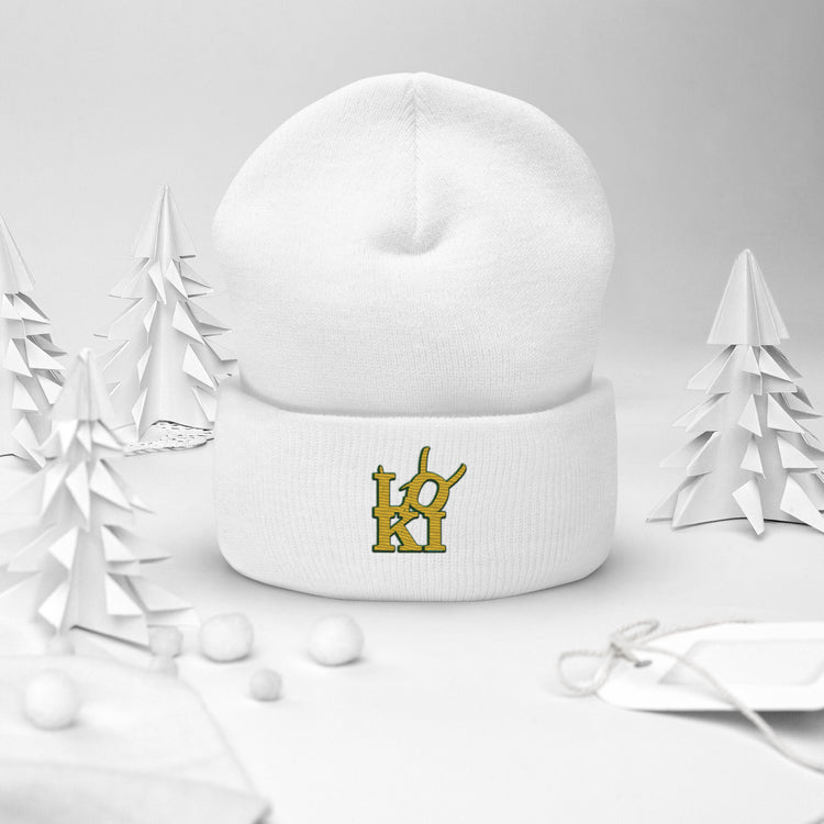 Loki Cuffed Beanie - Fandom-Made